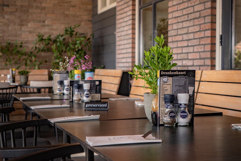 Terras voor onder veranda