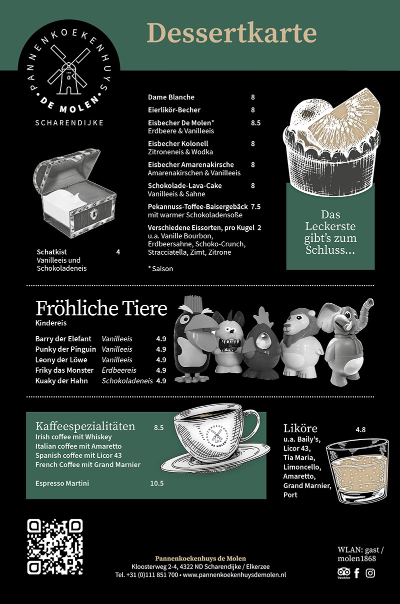 Dessertkaart molen DU 2026