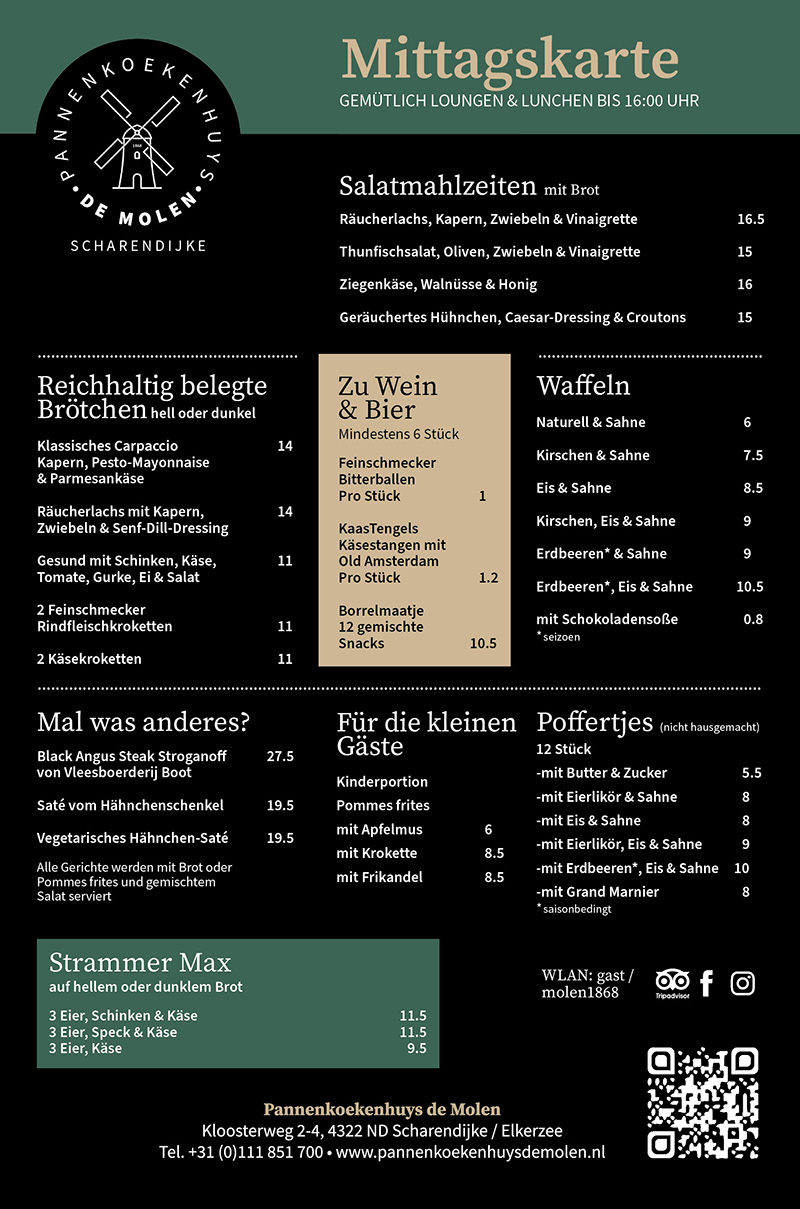 Lunchkaart molen DU 2026